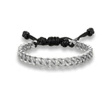 3 Piece Multi-layer Leather Beaded Charm Bracelet