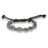 3 Piece Multi-layer Leather Beaded Charm Bracelet