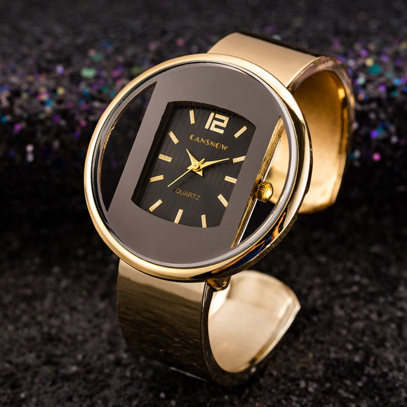 Gold Quartz Watch