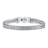 Silverly Bali Foxtail Chain Bracelet