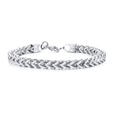 Silverly Bali Foxtail Chain Bracelet