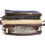 Multilayer Vintage Leather Bracelet