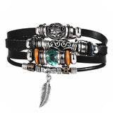 Multilayer Vintage Leather Bracelet