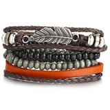 Multilayer Vintage Leather Bracelet