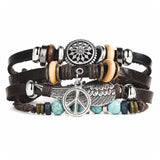 Multilayer Vintage Leather Bracelet