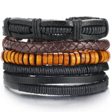 Multilayer Vintage Leather Bracelet