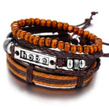 Multilayer Vintage Leather Bracelet