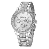 Rhinestone Quartz Watch